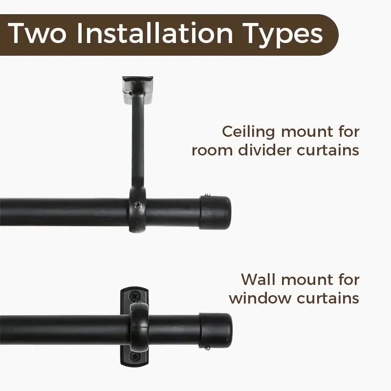 Jaylon Adjustable Window Curtain Rod